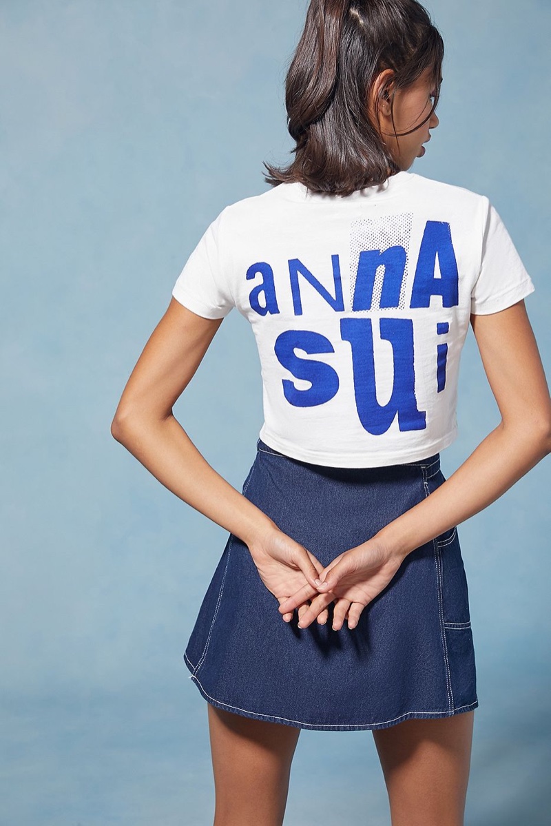 Anna Sui x UO Cropped Tee $55