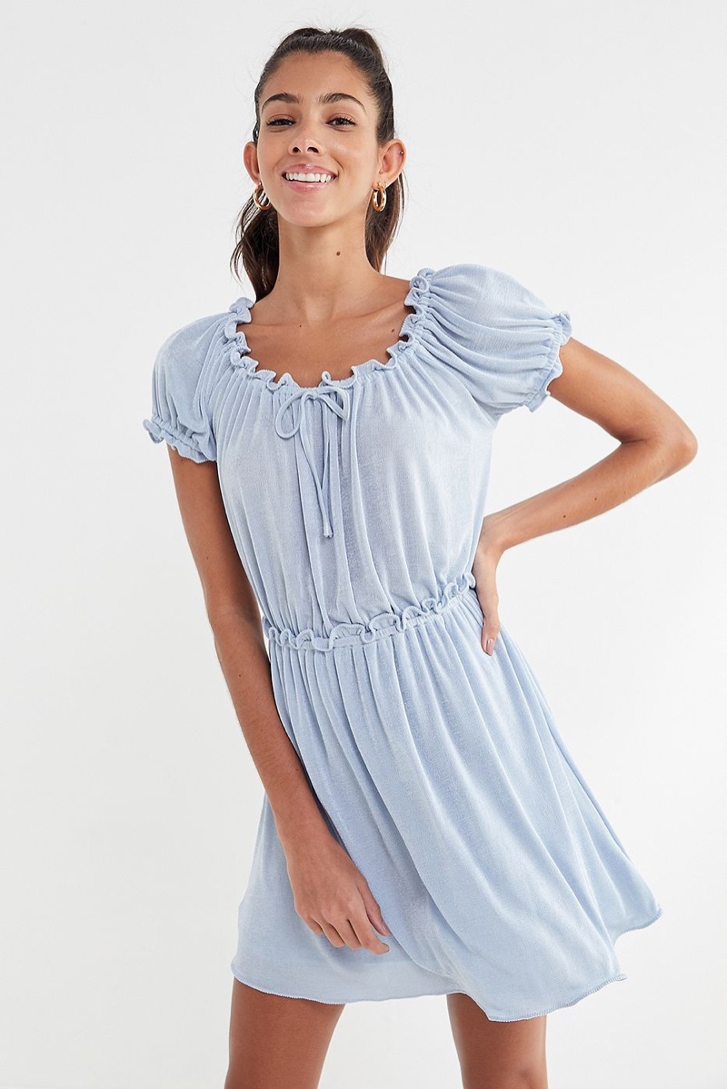 Anna Sui x UO Ruffle Babydoll Dress $109