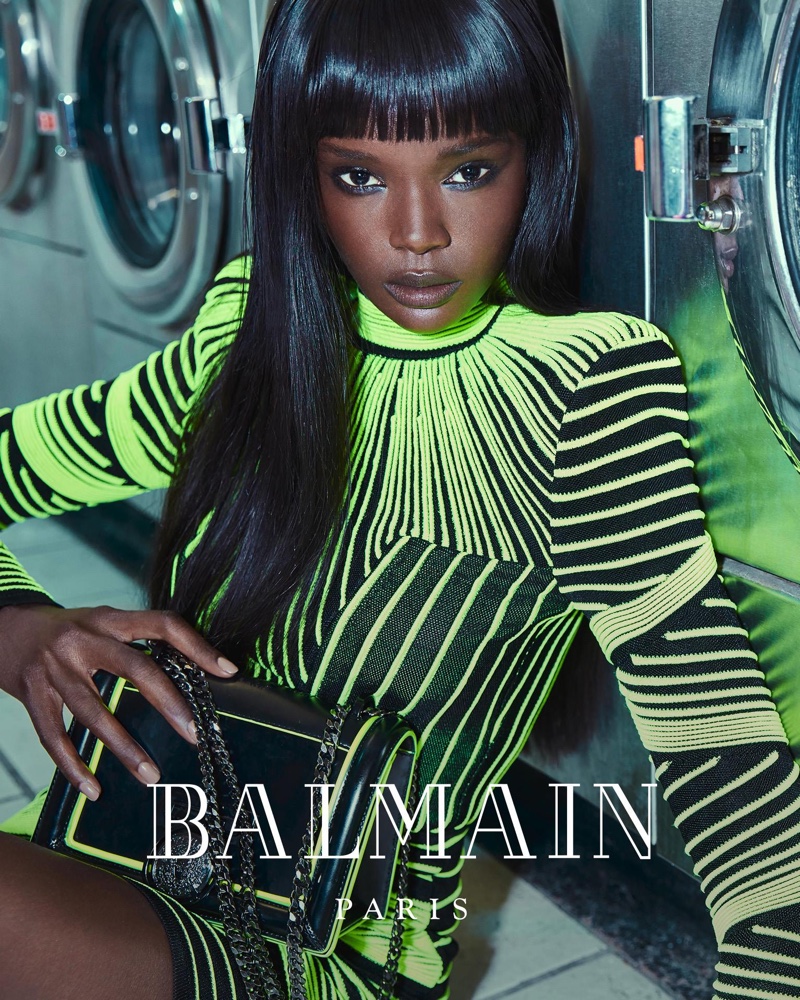 Balmain enlists Duckie Thot for its fall-winter 2018 campaign