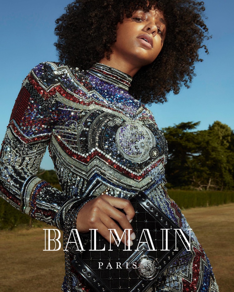 Balmain taps Mina Rose for Balmain fall-winter 2018 campaign