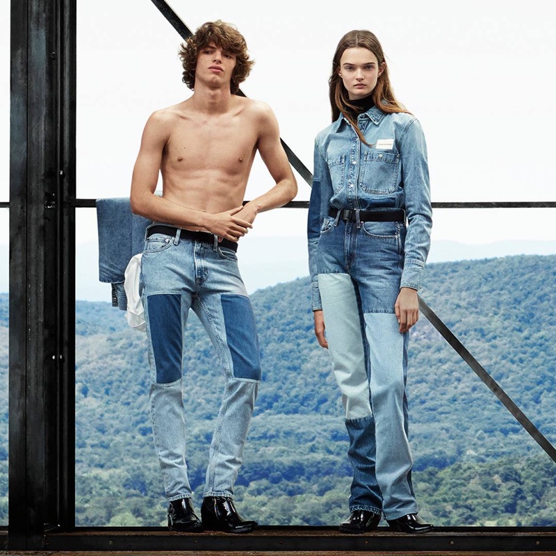 Fernando Albaladejo and Lulu Tenney star in Calvin Klein Jeans fall-winter 2018 campaign