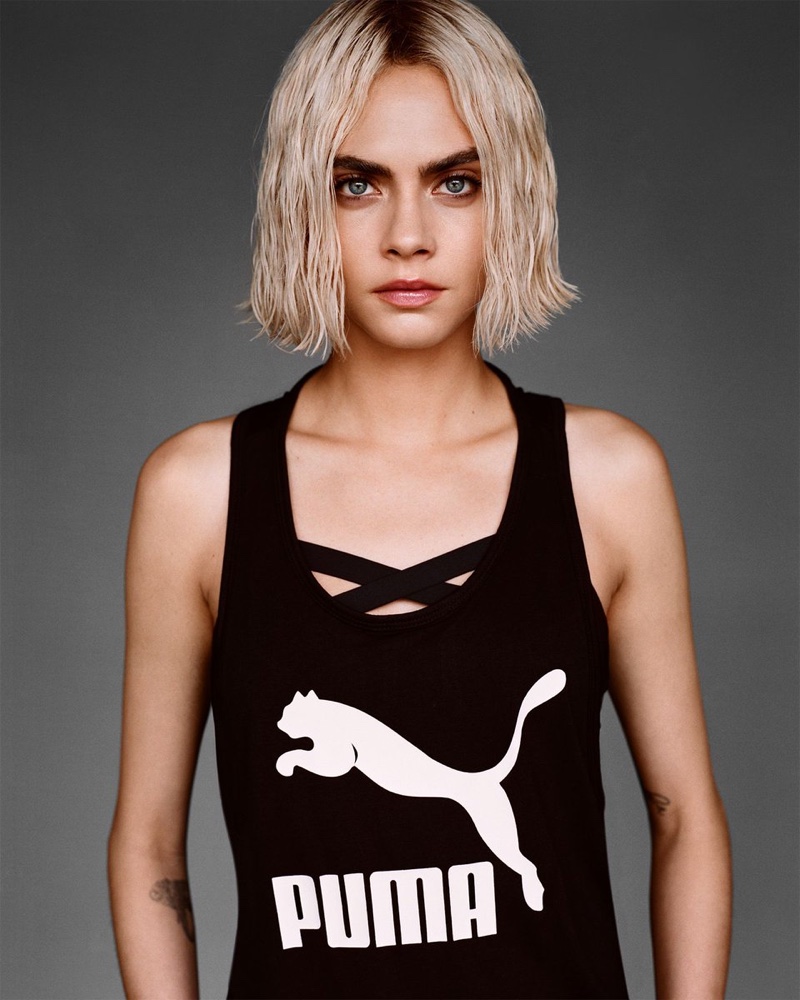 Cara Delevingne stars in PUMA Bodywear campaign