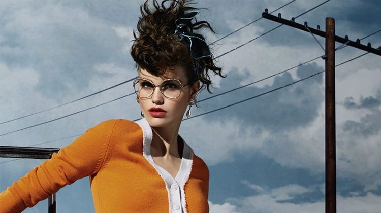 Karl Lagerfeld photographs Chanel Eyewear fall-winter 2018 campaign