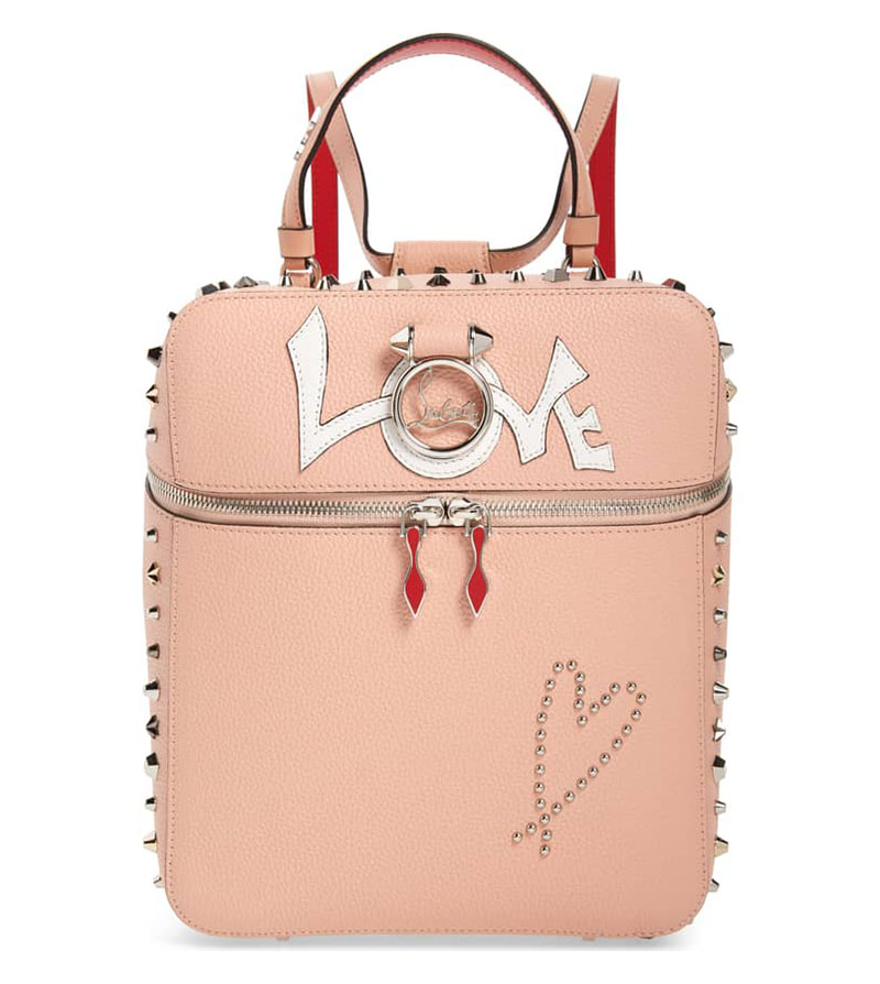 Christian Louboutin Rubylou Love Leather Backpack $1,990