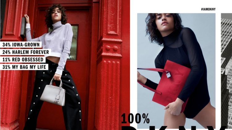 Alanna Arrington star in DKNY fall-winter 2018 campaign