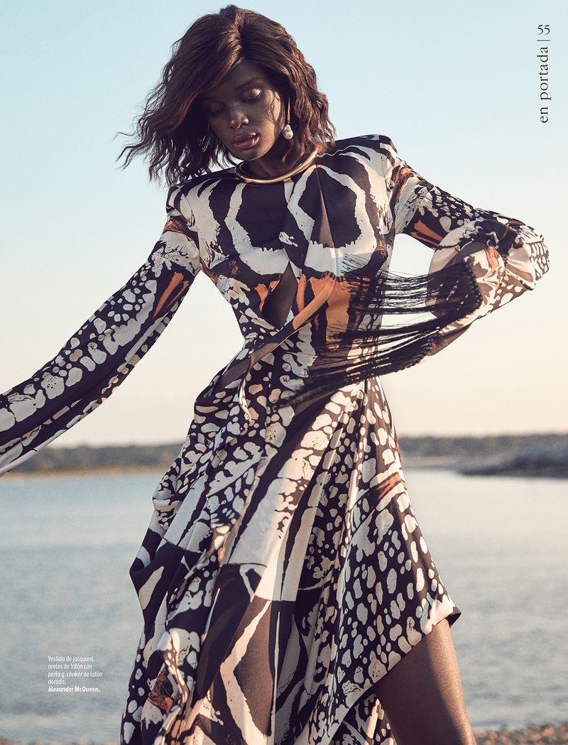Duckie Thot Embraces Bold Prints for Marie Claire Mexico