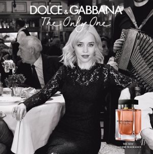 Emilia Clarke Fronts Dolce & Gabbana 'The Only One' Fragrance Campaign ...