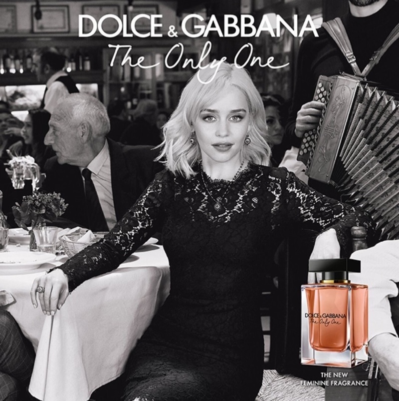 Actress Emilia Clarke fronts Dolce & Gabbana The Only One fragrance campaign