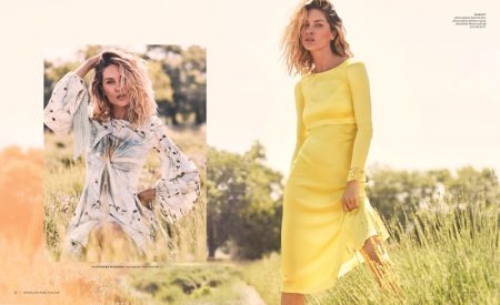 Erin Wasson Poses in Carefree Fashion for Highland Park Village