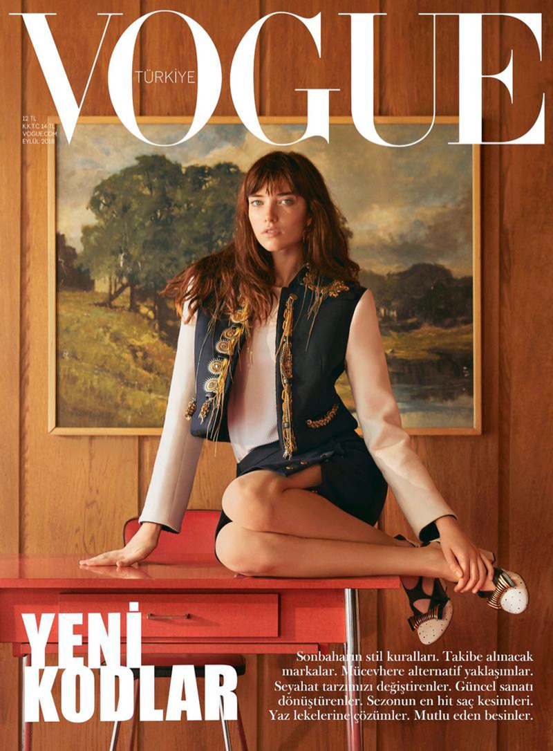 Grace Hartzel Wears Modern Retro Styles for Vogue Turkey