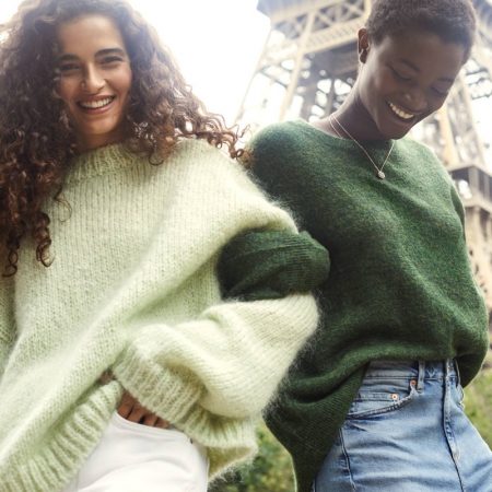 The Softest Voyage: Fall '18 Sweaters From H&M (Left) H&M Knit Mohair-Blend Sweater (Right) H&M Knit Sweater