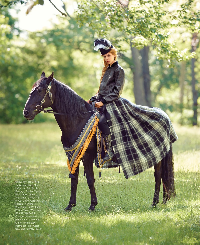Julia Banas & Léa Julian Are the New Royals for Harper's Bazaar