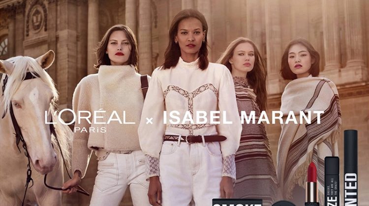 L'Oreal Paris x Isabel Marant makeup campaign launches