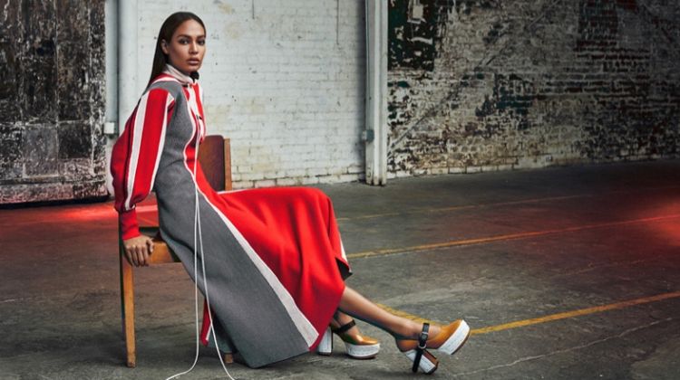 Joan Smalls Poses in Sleek Styles for ELLE Russia
