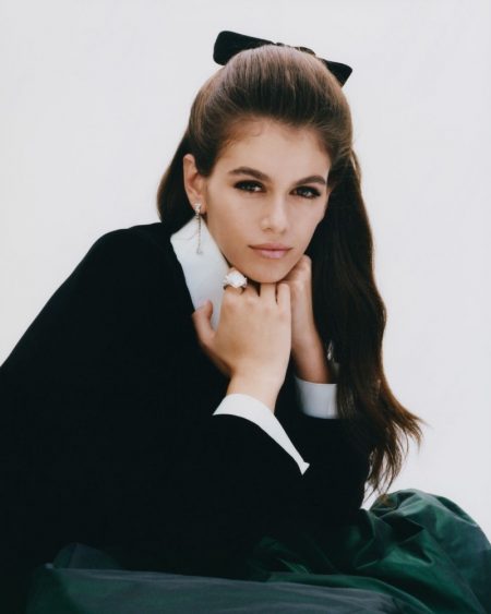 Kaia Gerber Poses in Haute Couture Looks for CR Fashion Book Kaia Gerber for CR Fashion Book.