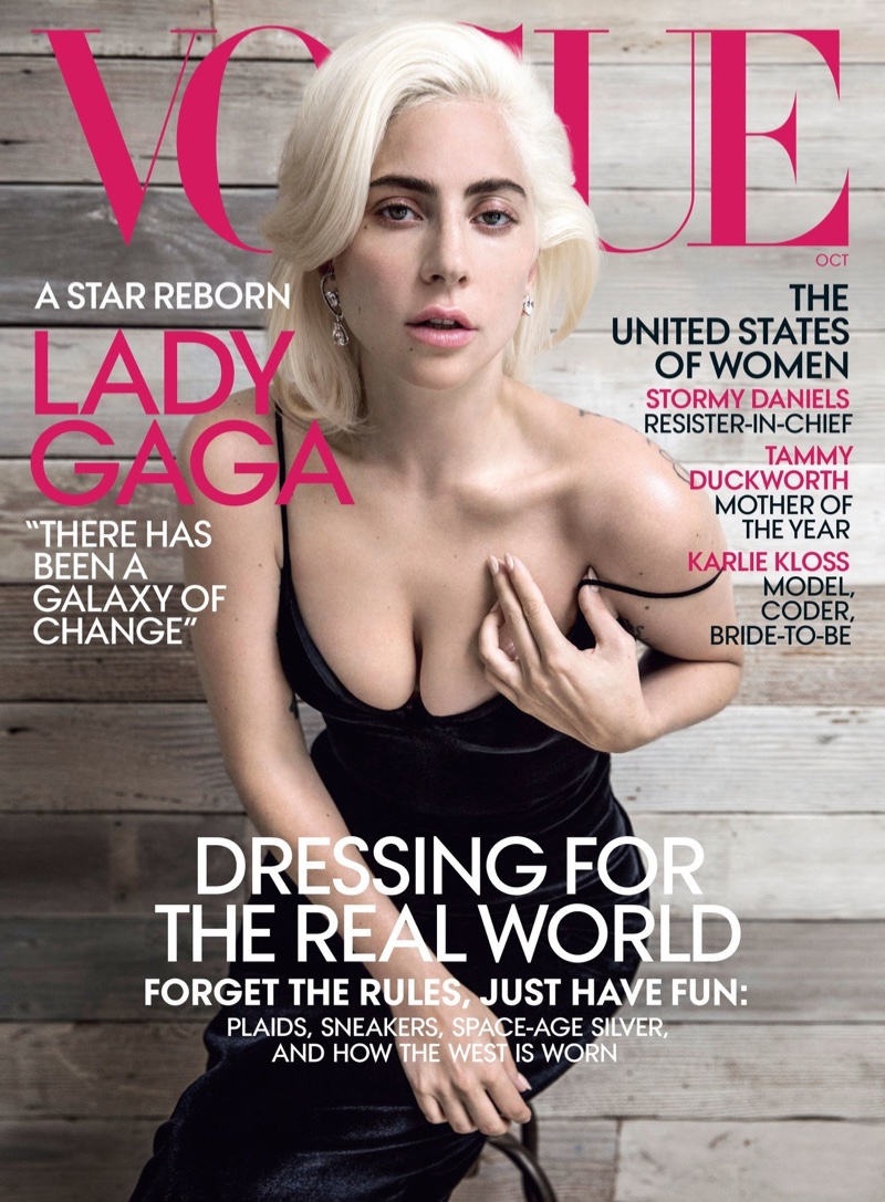 Lady Gaga on Vogue US October 2018 Cover