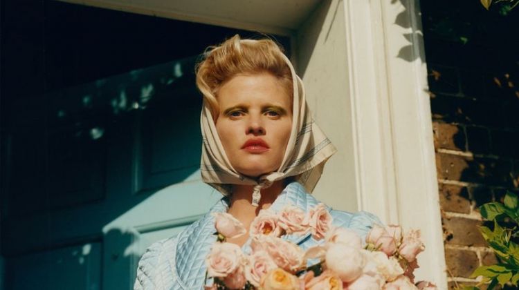 Lara Stone Models Demure Fashions for Vogue Ukraine