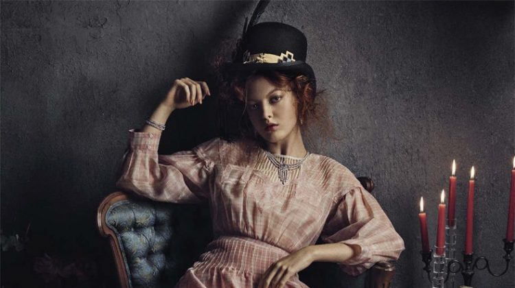 Laura Hanson Sims is Like a Painting for Vanity Fair Italy