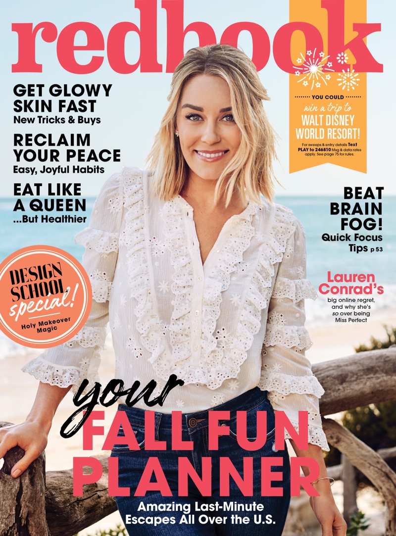 Lauren Conrad on Redbook Magazine October 2018 Cover