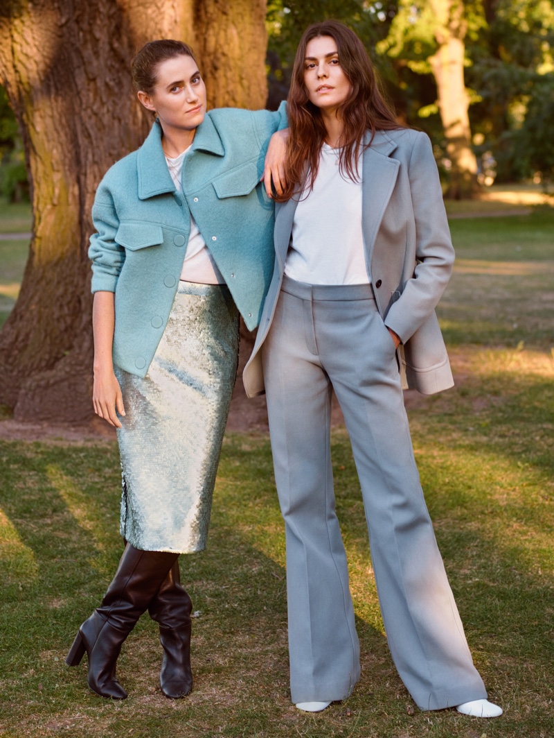 Helena Tejedor and Cecile Winckler appear in Mango fall-winter 2018 campaign