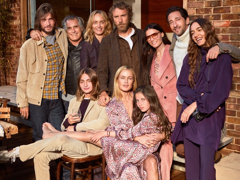 The cast of Mango's fall-winter 2018 campaign