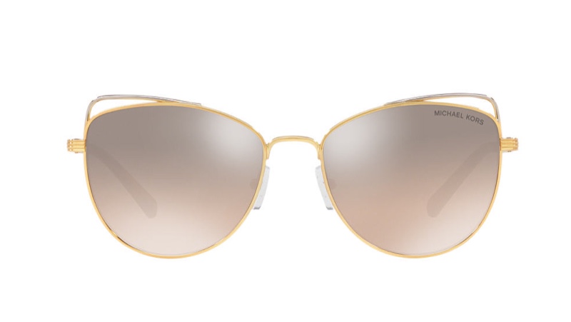 Michael Kors St. Lucia Sunglasses in Gold/Silver $104.25