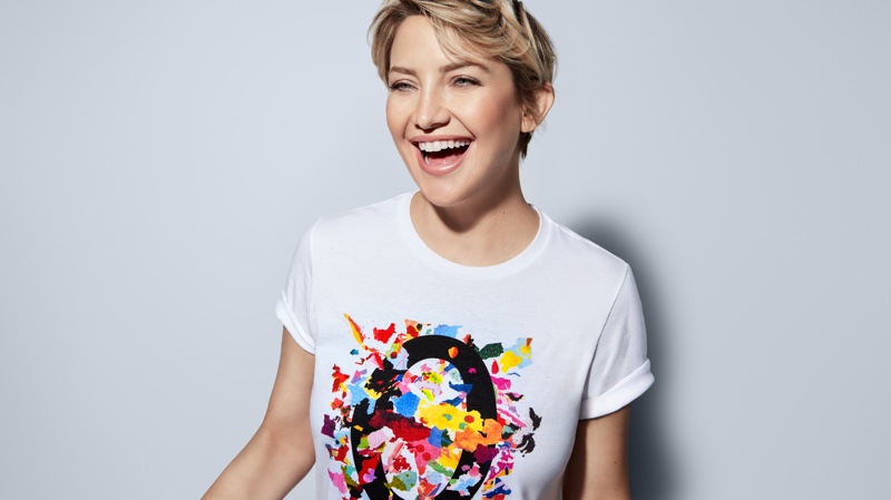 Kate Hudson is all smiles in Michael Kors Watch Hunger Stop campaign