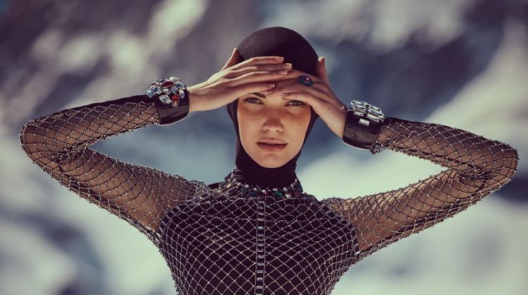 Nadya Kurgan Dresses for the Snow in Salt Magazine