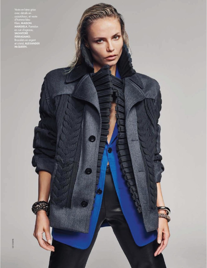 Natasha Poly Takes On Fall Fashion Trends for ELLE France