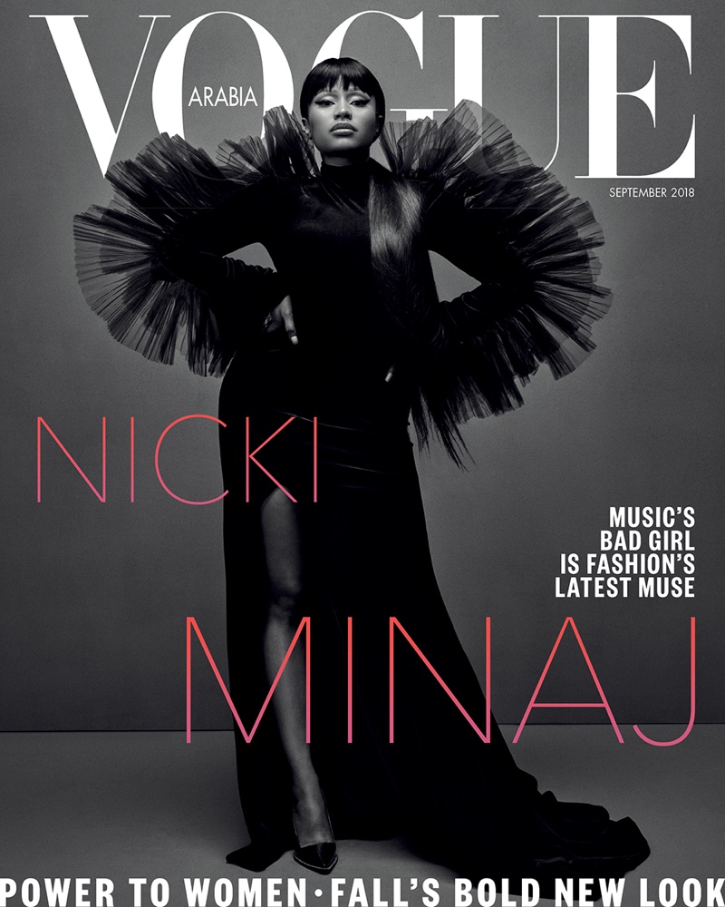 Nicki Minaj on Vogue Arabia September 2018 Cover