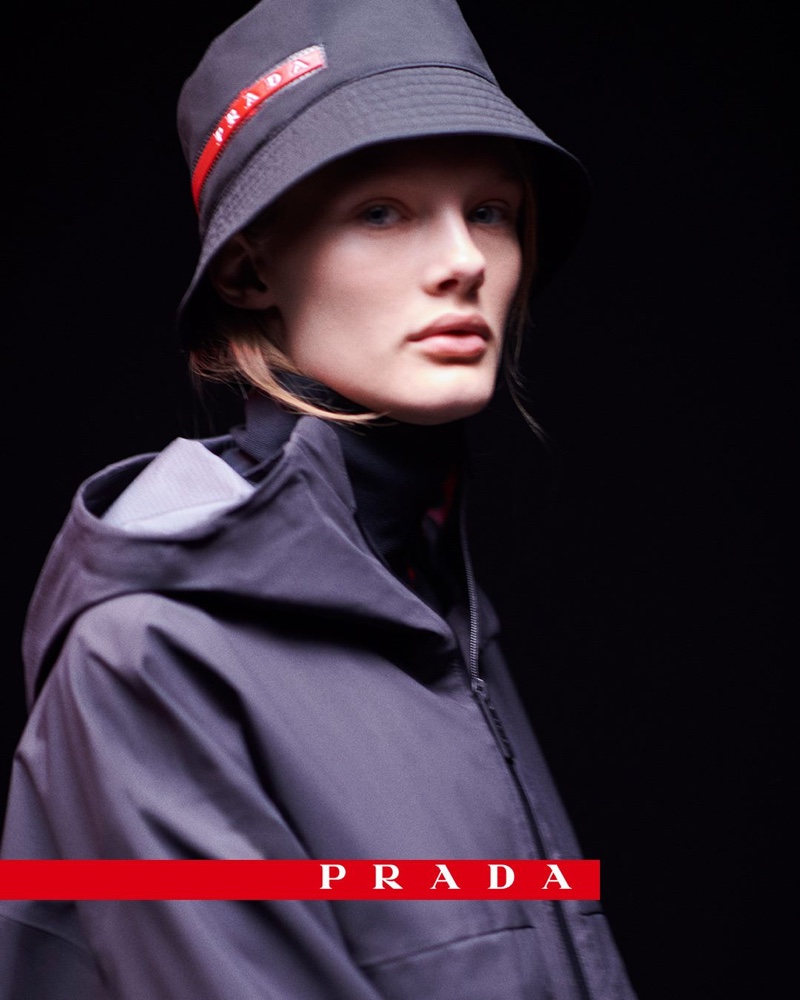 Kris Grikaite stars in Prada Linea Rossa campaign