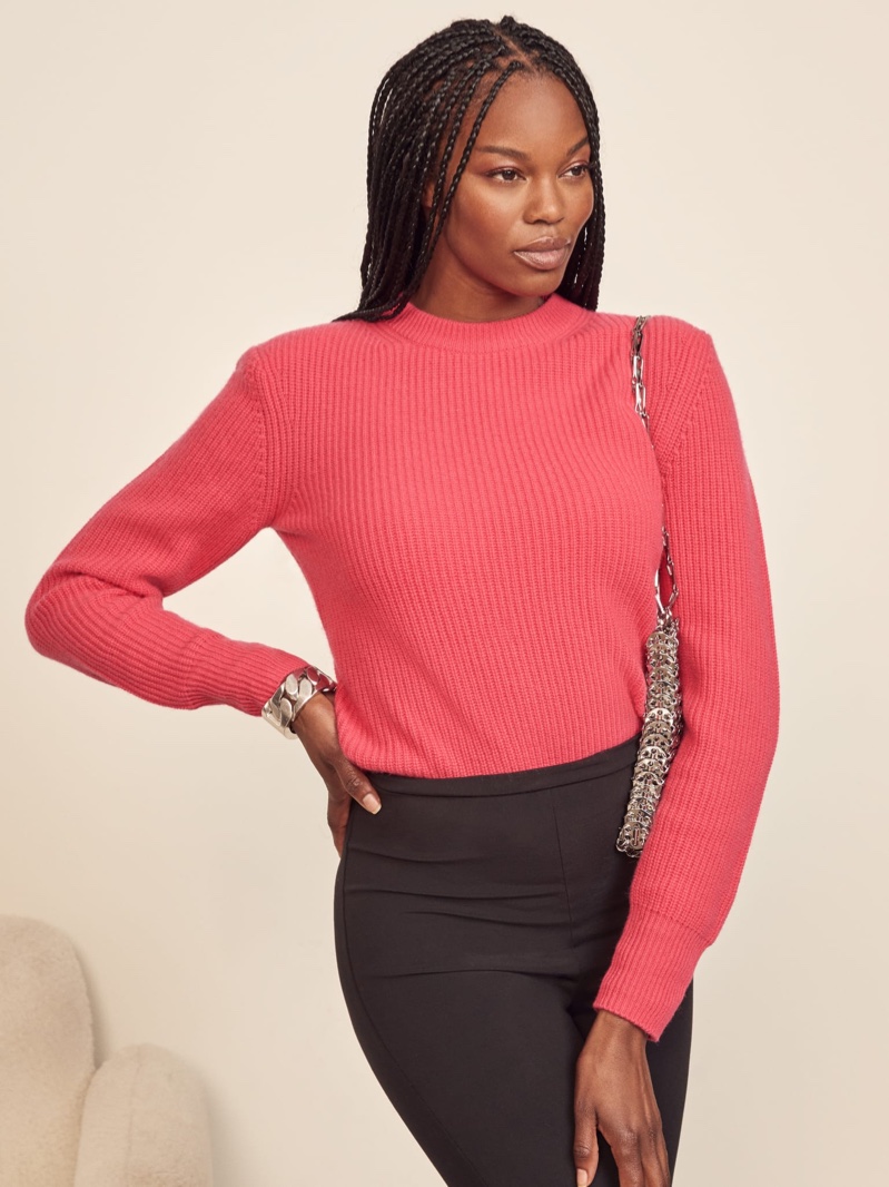 reformation jessie sweater