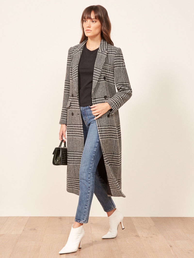 Reformation Middlebury Coat in Beau $328