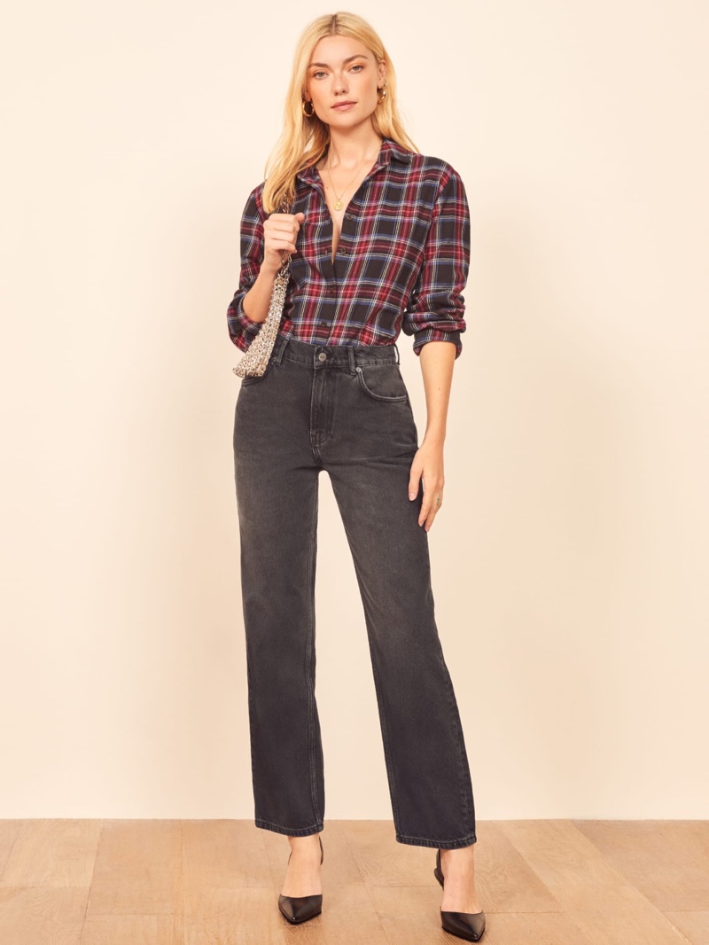 Reformation Vintage High Straight Jean in Monterey $128