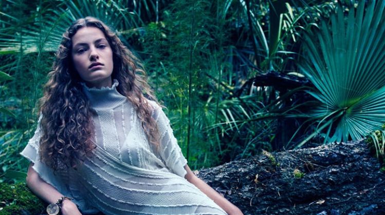 Felice Noordhoff Enters the Forest for Roberto Cavalli Fall 2018 Campaign