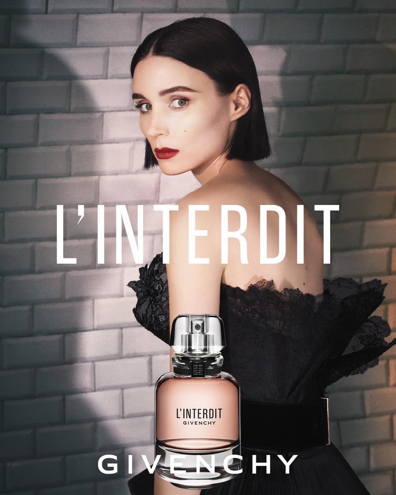 Rooney Mara stars in Givenchy L'Interdit fragrance campaign