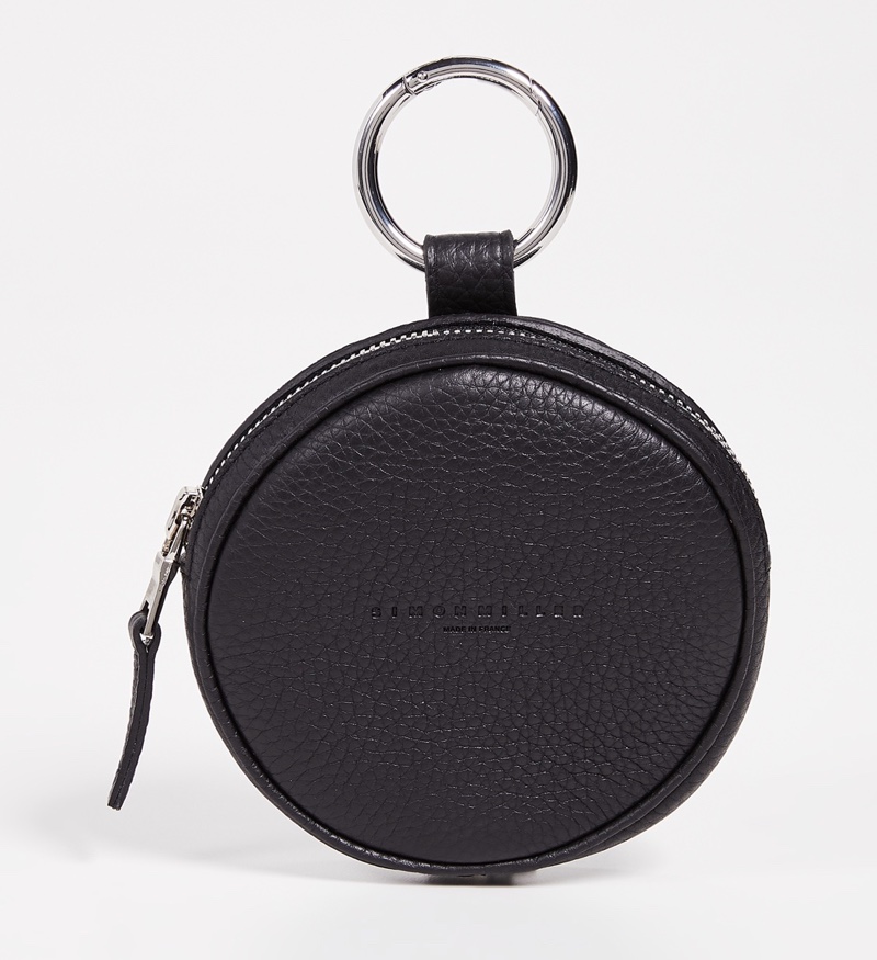 Simon Miller Circle Pop Pouch in Black $280