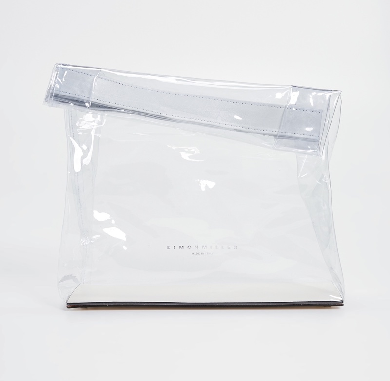 Simon Miller Lunchbag in Clear/White $290