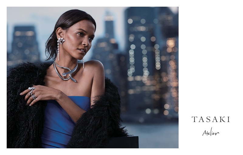 Liya Kebede stars in Tasaki Jewelry 2018 campaign