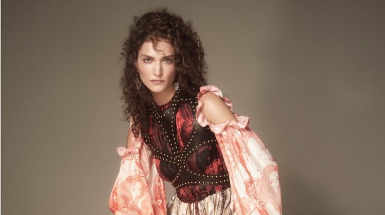 Valentine Bouquet Wears Baroque Styles for Bal Harbour Magazine