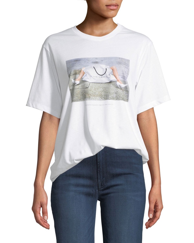 SHOP THE LOOK: Victoria Beckham 10th Anniversary Tee $160