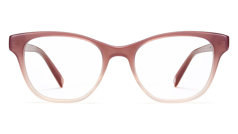 Warby Parker Amelia Glasses in Rose Clay Fade $95