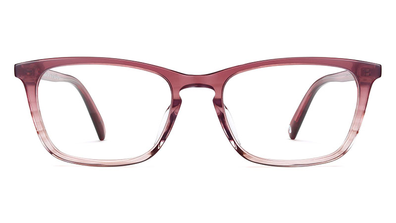 Warby Parker x Anna Akana Welty Glasses in Rosefinch Fade (Low Bridge) $95