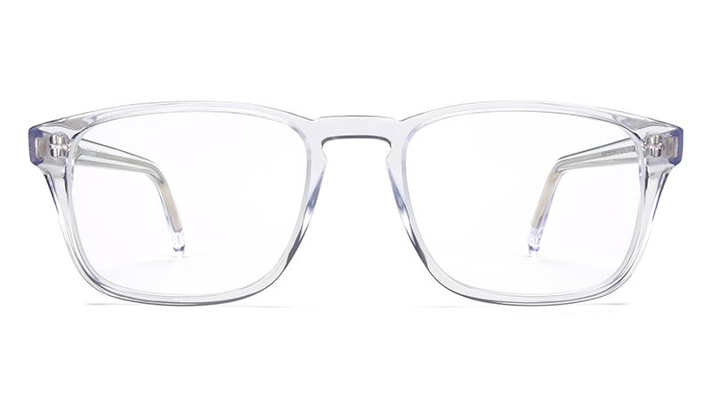 Warby Parker Bensen Glasses in Crystal $95