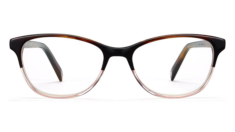 Warby Parker Daisy Narrow Glasses in Tea Rose Fade $95