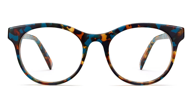 Warby Parker Remy Glasses in Teal Tortoise $95