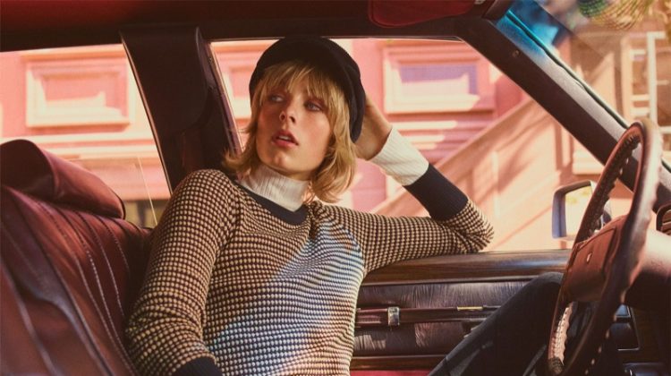 Edie Campbell Models Zara’s Seventies Inspired Fashions