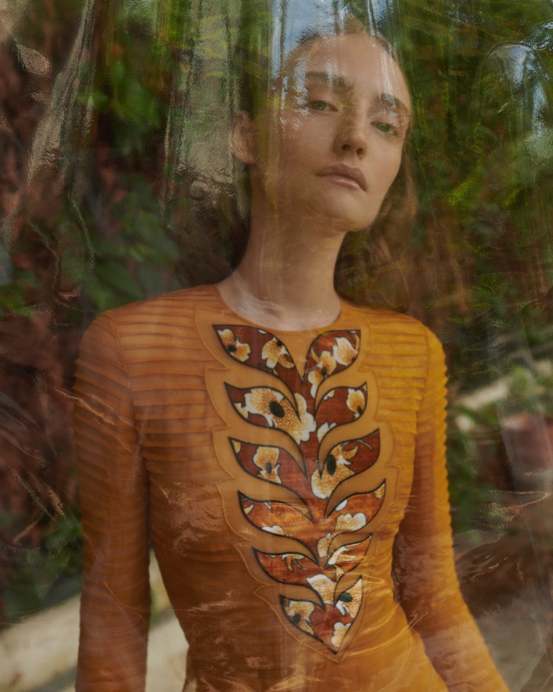 Adel Yudina Models Elegant Fall Fashions for Gala Germany
