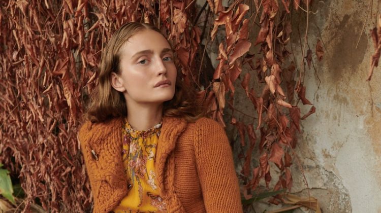 Adel Yudina Models Elegant Fall Fashions for Gala Germany