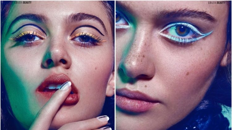 Aneta Dolejsova Wears Bold Beauty in Grazia Croatia